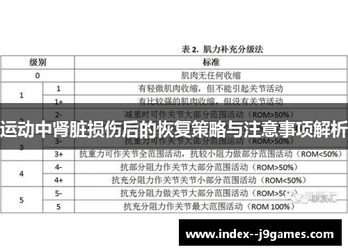 运动中肾脏损伤后的恢复策略与注意事项解析